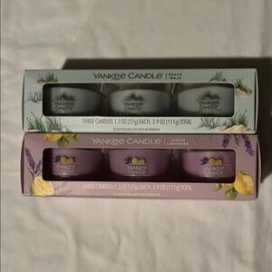 Yankee Candle Beach Walk and Lemon Lavender